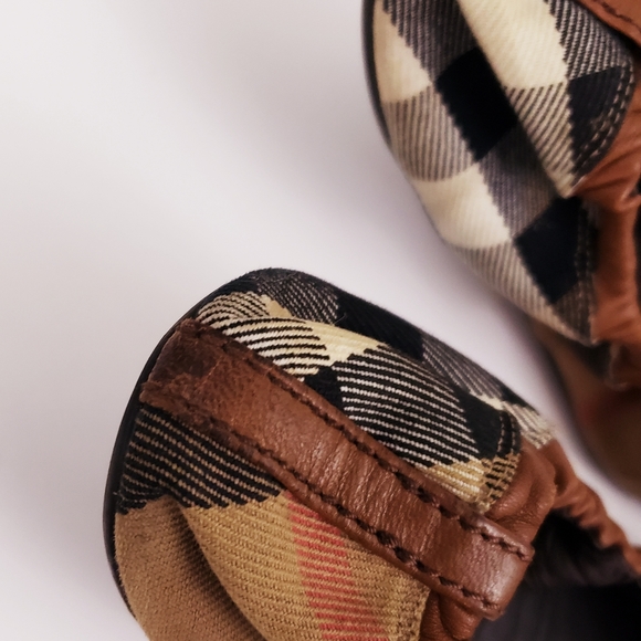 Burberry Plaid Ballet Flats